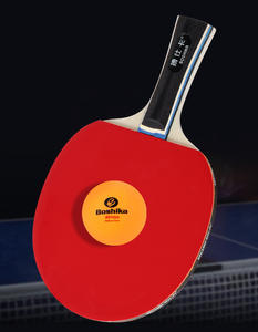 Set de Raquetas de Tenis de Mesa para Principiantes de 2 Jugadores, Goma Invertida de Doble Cara, Madera de Álamo, Base de 5 Capas, Raquetas Shakehand para Familia - Product Image 3