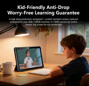 Tableta educativa resistente Android 14 14 "<span class=keywords><strong>4G</strong></span> WiFi 5G 8GB/512GB tableta para juegos para niños - Product Image 5