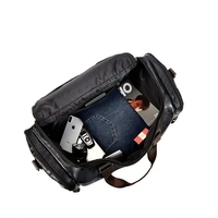 Sac de voyage BEARKY en gros, sac de sport vintage vieilli avec logo personnalisé, sac de week-end multi-poches pour la nuit, OEM