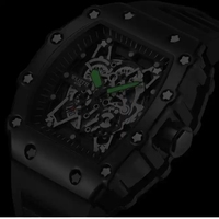 WLISTH 6147 Nouvelle Arrivée Montre Homme Décontractée Sportive Étanche Lumineuse Calendrier Grand Cadran Carré Montre à Quartz Homme Relogio Masculino