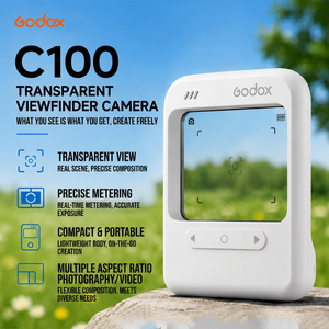 Cámara Godox C100 Portátil con Visor Transparente, <span class=keywords><strong>Mini</strong></span> Cámara Digital para Vlog, Transmisión en Vivo, Creadores de Contenido y Fotografía - Product Image 1