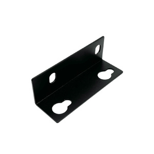 Soporte de esquina de 22 cm de acero al carbono en forma de L, conector de muebles para armario, estilo moderno y duradero - Product Image 1