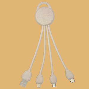 Câble de charge multifonctionnel 4 en 1 en matériau biodégradable pour téléphone portable, vente chaude - Product Image 6