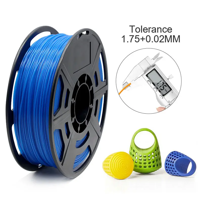 OEM/ODM 1 kg Rolle 1,75 mm flexible Filamente drucken verschiedene Farbe 3d-Drucker-Filament