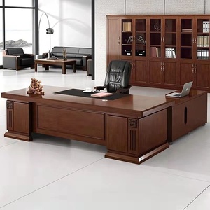 Escritorio Moderno en Forma de L para Jefe, Director Ejecutivo, Muebles Clásicos de Oficina, Escritorio para Directores Gerenciales - Product Image 6