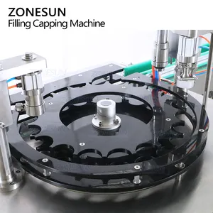 ZONESUN-Máquina automática de pintura en aerosol de lata de aluminio, máquina de tapado y sellado de llenado de líquidos, Lata de metal de pintura en aerosol
