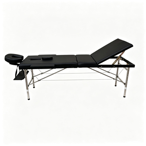 Table <span class=keywords><strong>de</strong></span> massage pliable à 3 sections avec pieds en acier inoxydable et appui-tête réglable pour <span class=keywords><strong>tatouage</strong></span> - Product Image 5