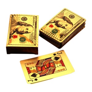 カスタムゲームカードPVCポーカー防水金箔トランプをお勧めします - Product Image 1