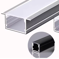Profilé d'extrusion LED en PVC écologique pour rail de guidage de support de projecteur de supermarché
