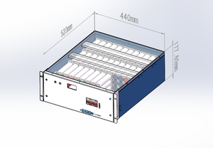 CNNTNY 热销 51.2V LiFePO4 固态锂离子电池组 50Ah 智能 BMS 2560Wh 4000 次循环 3 年保修 - Product Image 4