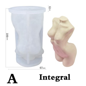 Juego de moldes de silicona para vela de cuerpo humano, conjunto de velas grandes de lavanda blancas para mujeres y amigos, <span class=keywords><strong>Gif</strong></span> de relajación - Product Image 6