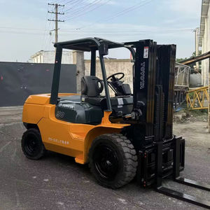 Montacargas Diésel Usado de 5 Toneladas 7FD50 en Buen Estado, Mini Montacargas de Segunda Mano con Motor Diésel, 6 Meses de Garantía, Japón - Product Image 1