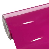 Film de protection de véhicule en TPU couleur stable Rouge rubis Starlight, ultra brillant, surface lisse, haute extensibilité