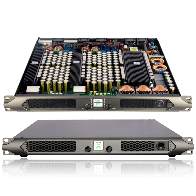 SONO SD242 4200Watts Class d SIC Power Amplifier 2 Channels Brand Professional Stereo Surround Sound 1u