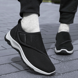 Zapatos informales sin cordones de <span class=keywords><strong>tenis</strong></span> de nuevo estilo para <span class=keywords><strong>mujer</strong></span> Fabricante de material superior de punto con mosca transpirable en China Precio barato - Product Image 1