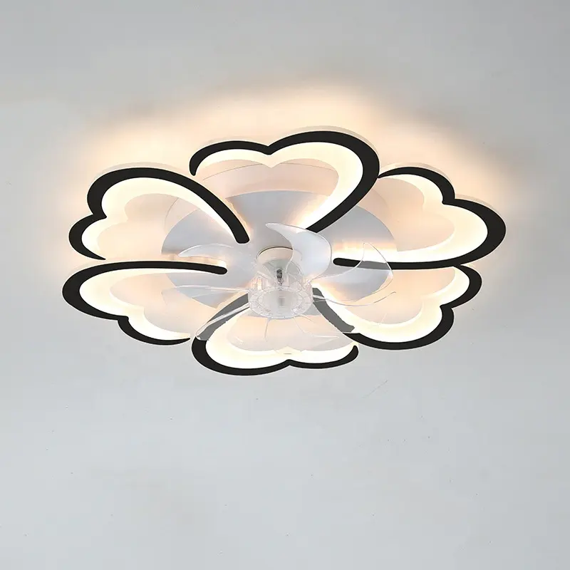 Modern Custom Indoor Ceiling Light Energy Saving Metal Acrylic LED Light Source Remote Control Switch for Living Room