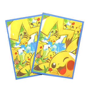 Pochettes de cartes personnalisées en plastique recyclable, écologiques, imperméables et flexibles <span class=keywords><strong>Pikacu</strong></span> pour cartes à collectionner TCG/PKM, jeux de société, anime mignon - Product Image 3