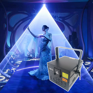 DJ Bride Magic Wedding 1500W Máquina de nieve 10W RGB Animación Láser Show Light 1500W Haze Machine con efecto de lluvia para puesta en escena - Product Image 1