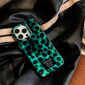 ShanHai Retro láser lindo patrón de estampado de leopardo <span class=keywords><strong>funda</strong></span> de teléfono adecuada para 16 14 15 <span class=keywords><strong>13</strong></span> Pro Max 16 <span class=keywords><strong>13</strong></span> Pro <span class=keywords><strong>funda</strong></span> protectora anticaída - Product Image 5
