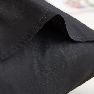 Federa in cotone tinta unita federa federa nera copricuscino busta Custom federa 40x60 40x70 <span class=keywords><strong>50x70</strong></span> - Product Image 4