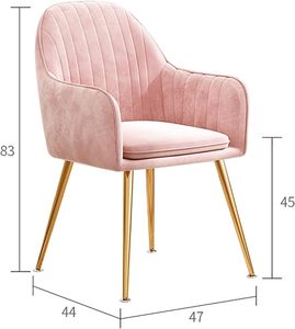 Cute Pink Sofa Chair Comfortable Living Room Single Sofa Lounge Chair <b>ArmChair</b> Nordic Luxury Home Living Room Furniture - Product Image 2