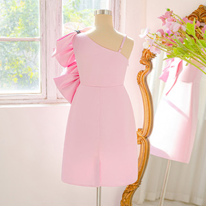 HIPPO KIDS <span class=keywords><strong>Robe</strong></span> <span class=keywords><strong>droite</strong></span> à gros nœuds pour enfants de 8 à 12 ans, <span class=keywords><strong>robe</strong></span> de soirée, <span class=keywords><strong>robe</strong></span> de cérémonie pour adolescentes, robes de fête pour filles - Product Image 4
