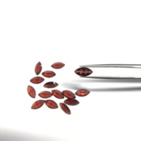 Garnet rouge naturel certifié IGI, qualité AAA, 100% couleur, taille facetée, 5x10mm, forme marquise, Vivaaz Gems, taille personnalisable pour bijoux