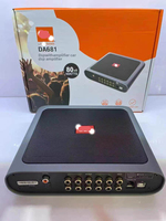 Amplificateur de classe D 8 canaux DSP DA681 Processeur audio Son sans perte OLIVER Haute puissance avec crossovers