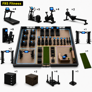 Fabricant d'équipements de gym intelligents tout-en-un HuBei : Pack de machines d'entraînement de force numériques en acier avec IA pour la remise en forme professionnelle - Product Image 4