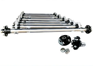 bibo Essieu de remorque de yacht de haute qualité avec anneau en acier pour pneu, ensemble d'essieu de support, pièces de remorque de yacht - Product Image 3
