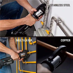 Zupper, herramienta <span class=keywords><strong>de</strong></span> prensa <span class=keywords><strong>de</strong></span> tubería hidráulica portátil, Mini herramienta para tubería <span class=keywords><strong>multicapa</strong></span> Pex, máquina prensadora <span class=keywords><strong>de</strong></span> tubería - Product Image 6