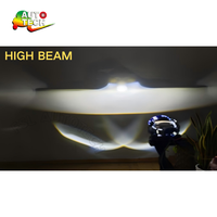 Nouveau projecteur de phare de voiture à LED à 3 lasers de haute qualité, lentille réflectrice, projecteur de lumière, 3,0 pouces, 12V, 55W, 70W, 8000lm, kit d'éclairage, faisceau haut/bas