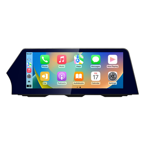 Écran anti-reflet STWEI Android 15 bleu, compatible avec BMW Série 5 F10 F11, CarPlay sans fil, système multimédia automobile - Product Image 1