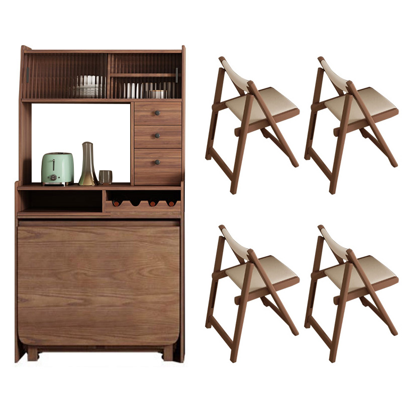 1 mesa 4 sillas + mueble alto