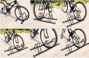 Mountain Bike Parking Rack <b>Bracket</b> Ground Parking Rack - Product Image 2