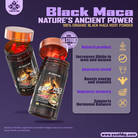 Extrait de racine de Maca noire OEM ODM en capsules 20:1, 1000mg – Soutien Force et Endurance pour Hommes Actifs – 45 Doses – En Stock