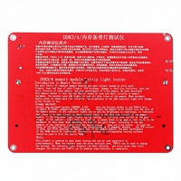 Outil de test et de réparation de la mémoire RAM DDR3 DDR4 2 en 1, analyseur de diagnostic de la carte mère de l'ordinateur de bureau, testeur de carte avec lumière LED