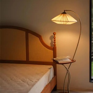 Wheat Ear Floor Lamp Led <b>Light</b> Source Adjustable Height <b>Bedside</b> Reading Lamp For Bedroom And Living Room - Product Image 1