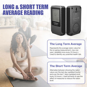 Monitor de calidad del aire de mano, <span class=keywords><strong>medidor</strong></span> de radón, aire interior, suelo, agua, uso, Monitor de radón, pantalla LCD, Detector de radón Digital - Product Image 5