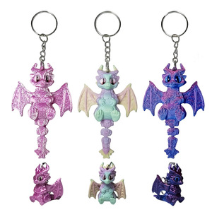 ชุดมังกรพิมพ์ 3 มิติ หลายแบบ ขยับได้ ตกแต่งโต๊ะทำงานที่บ้าน ของขวัญสีสันสดใสสำหรับวัยรุ่น ผู้ใหญ่ ของชำร่วยงานปาร์ตี้ - Product Image 3