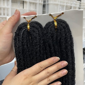 Extensions de cheveux synthétiques au <span class=keywords><strong>crochet</strong></span>, dreadlocks souples en gros, 22 pouces, aspect naturel, pour coiffures Dream Dread - Product Image 5