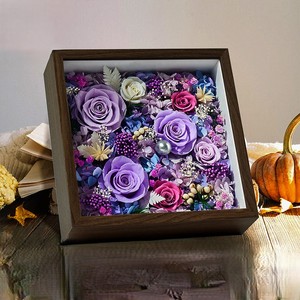 Esposizione finita scatola di fiori fiore casa di san valentino regalo per fidanzata creativa rosa eterna decorazione per la casa - Product Image 5