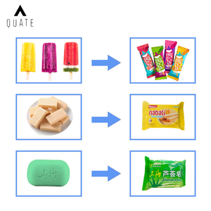 Máquina de embalaje horizontal de panadería promocional Máquina de embalaje de flujo de tira continua Máquina de embalaje de flujo tipo almohada Pequeña - Product Image 5