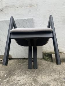 <span class=keywords><strong>Fauteuil</strong></span> <span class=keywords><strong>Club</strong></span> en Sergé Nabuk en <span class=keywords><strong>Cuir</strong></span> Boucle Rembourré Italien Hôtel Restaurant Café Designer Naturel Noir Bois de Baie Moelleux - Product Image 2