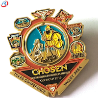 Épinglette personnalisée en alliage de zinc avec logo, pour la conférence Adventiste Camporee Pathfinder Club, émail souple
