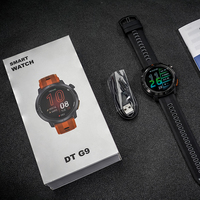 Reloj Inteligente Deportivo DT G9 con GPS, Pantalla AMOLED Redonda, Resistente al Agua 3ATM, Mapa Fuera de Línea, 2GB de Memoria, Música, Asistente de Voz, Llamadas y Brújula