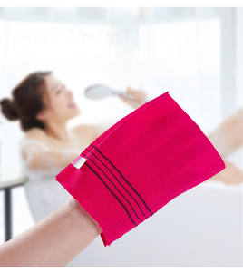 Double-sided Towel <b>Bath</b> Washcloth Body Scrub Shower Towel <b>Portable</b> for Adults Coarse Grain Towel L0471 - Product Image 6