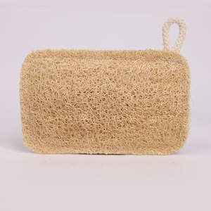 Zenidoo Natural Double-Layer Thickened Loofah Scrubber Slices Rectangle Fashion-Style Dishwashing and Pot Cleaning Product - Product Image 5