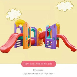 Tobogán de plástico para interiores/exteriores para niños, Castillo para el hogar, centro comercial, instalaciones de jardín de infantes para bebés, juguetes grandes para parques de atracciones - Product Image 2