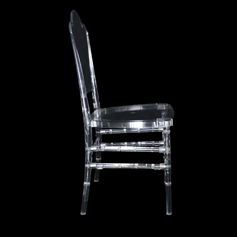 2024 prezzo all'ingrosso matrimonio acrilico sedie a nozze in legno di plastica sedie di nozze